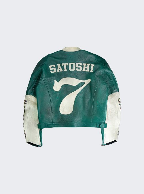 Truck Stop Leather Jacket Green
