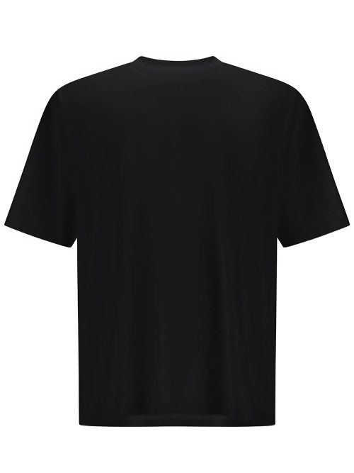 Stretch-Cotton Jersey T-Shirt With Scuba Details