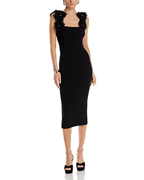 Gabby Chrysanthemum Applique Dress