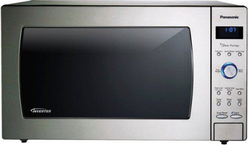 2.2 Cu. Ft. 1250 Watt SD987SA Full-Size Microwave with Inverter - Stainless Steel