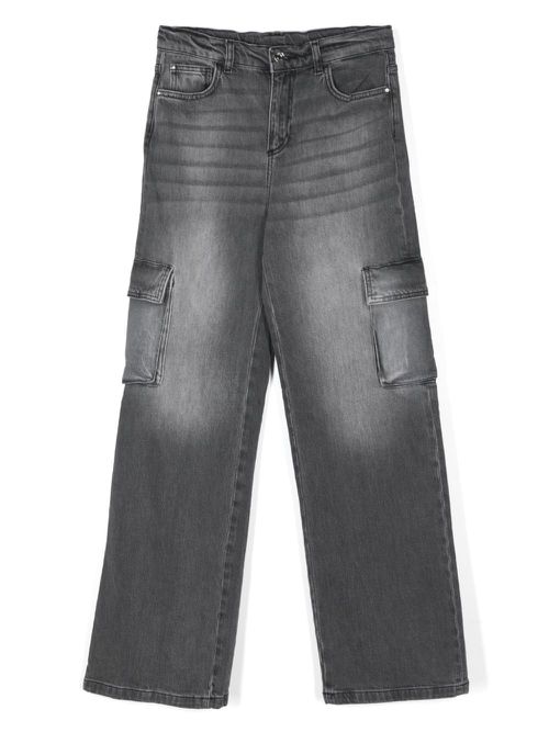 Logo-plaque cargo pants - Black