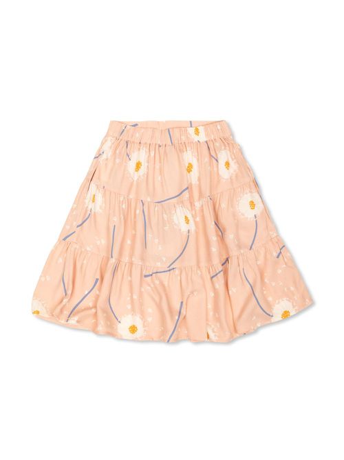 Floral-print skirt - Pink