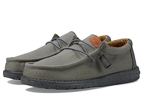 Hey Dude Men's Wally Washed Canvas Red