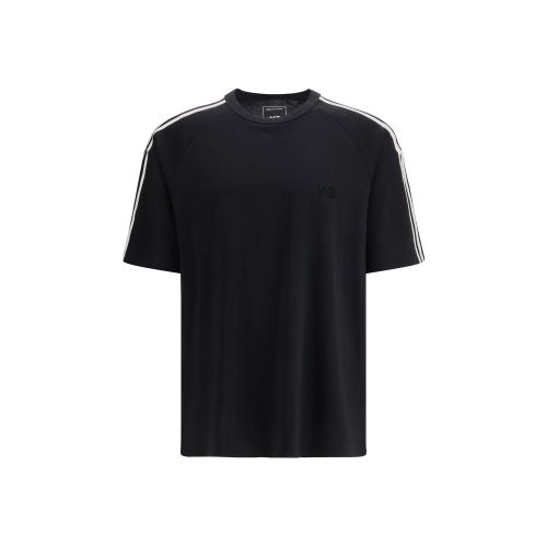 3-Stripe Lyocell T-Shirt — Black