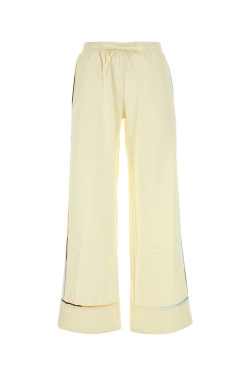 AMOTEA Pastel yellow poplin Nila pant