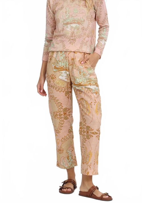 Italian Coast Pant In Rose Pink