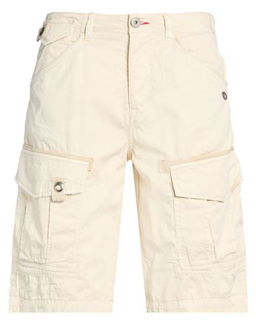 Man Shorts & Bermuda Shorts Beige Size 28 Cotton