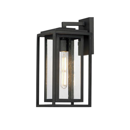 Black One Light Outdoor Wall Sconce from the Cabana Collection