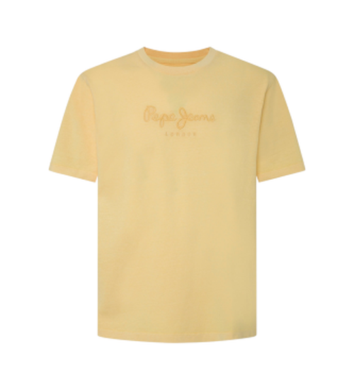 Pepe Jeans for man. PM509418 Eggo yellow T-shirt (XS), Casual, Cotton, Short sleeve