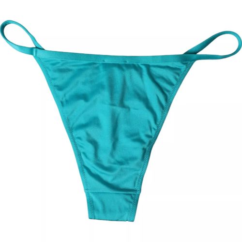 Nylon Bikini Bottom — Blue