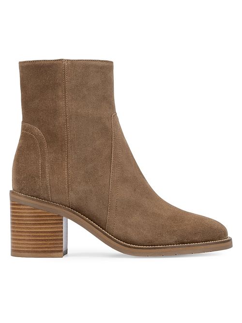 Women's Janela 65MM Suede Booties - Champagne