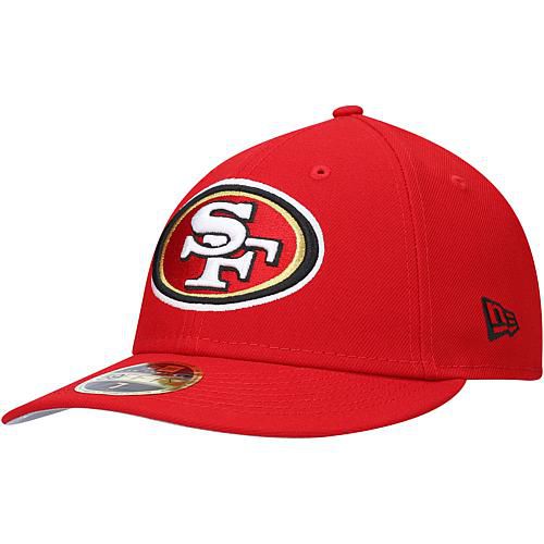 Men's Scarlet San Francisco 49ers Omaha Low Profile 59FIFTY Fitted Hat