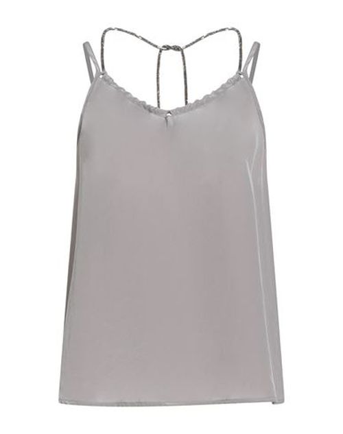 Woman Top Grey Size 10 Polyester, Recycled PES