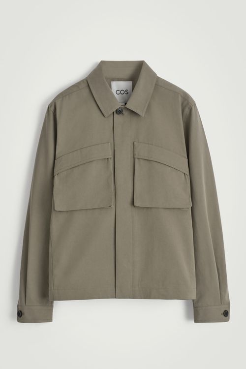 UTILITY COTTON-TWILL OVERSHIRT