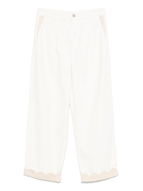 Wide-leg jeans - White