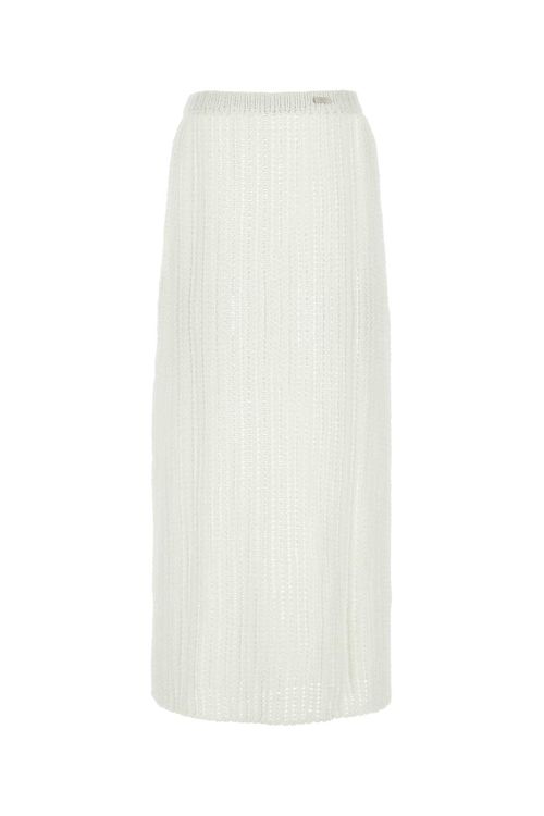 White Cotton Skirt