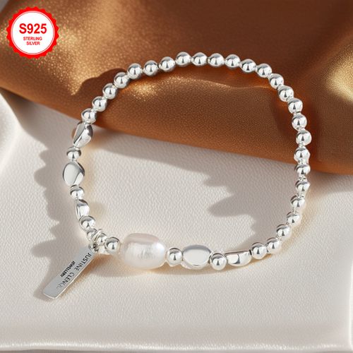 TEMU 925 Silver Women's Bracelet, Fashionable, Simple, Elegant, Jewelry, Women's Jewelry, Day Gift, Women's Gift, Claiming Gift Today
