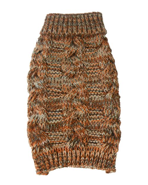 Royal Bark Heavy Cable Knitted Designer Pullover