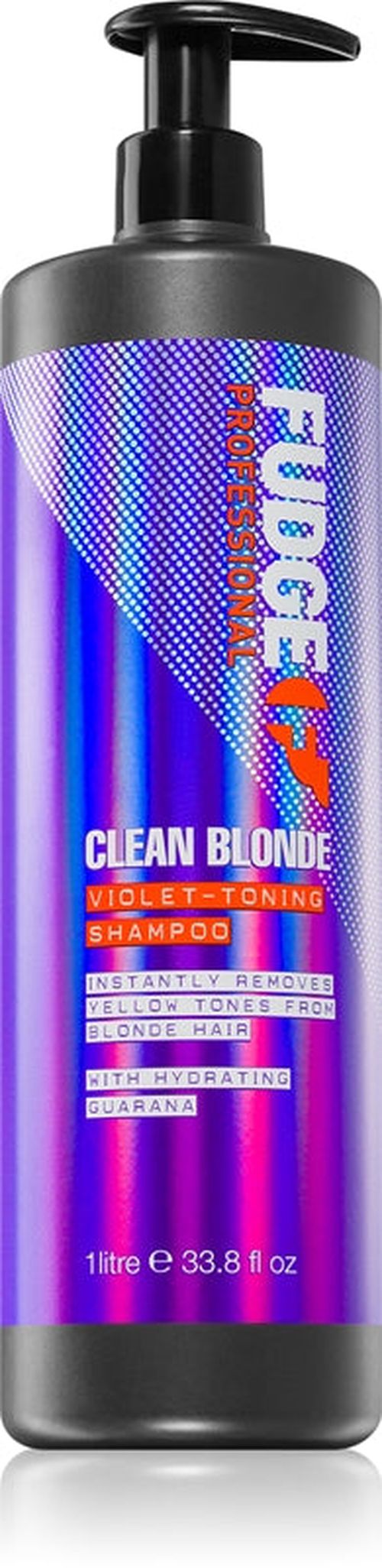 Fudge Care Clean Blonde shampoo tonificante viola per capelli biondi 1000 ml
