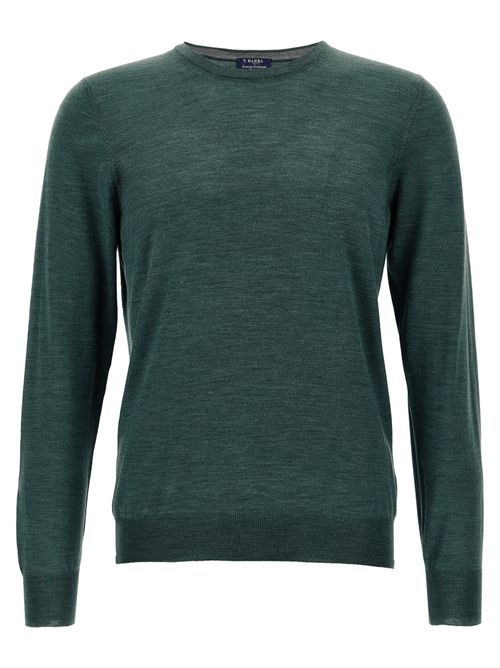 Green Crew-Neck Sweater