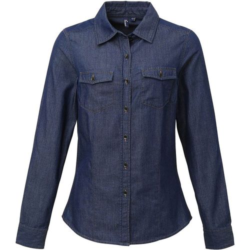 Jeans Stitch Long Sleeve Denim Shirt