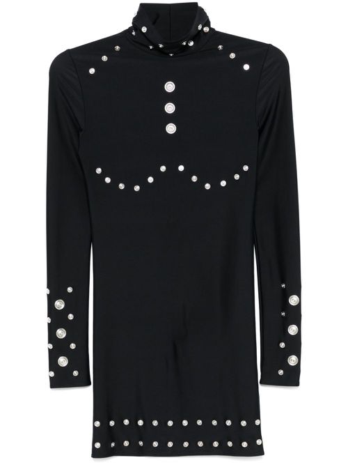Snaps mini dress - Black