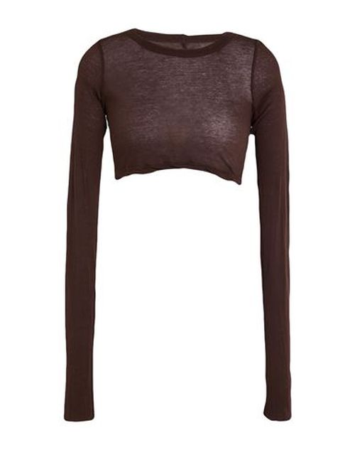 Woman Top Chocolate brown Size 6 Cotton