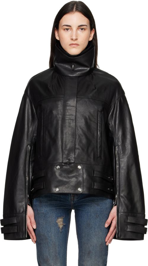 Black Parma Leather Jacket