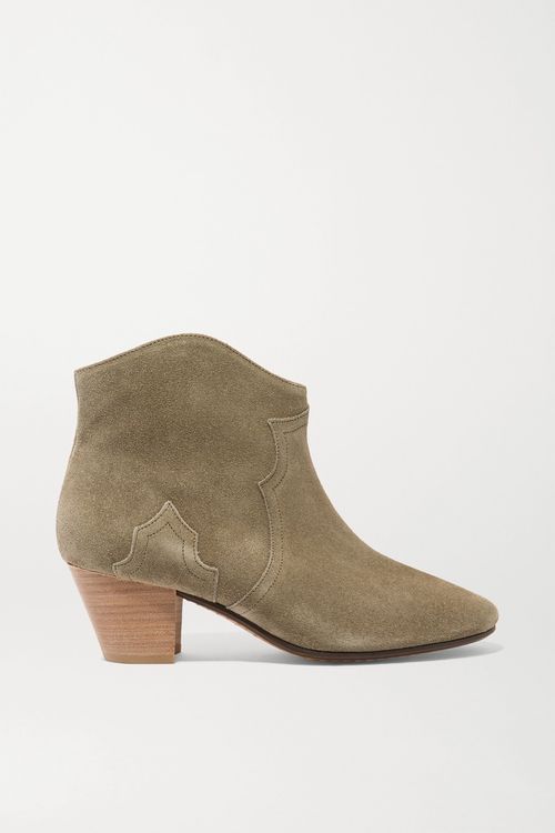 Étoile The Dicker Suede Ankle Boots - Brown