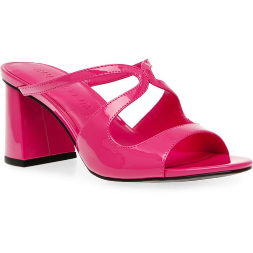 Aida Womens Slip On Open Toe Heels