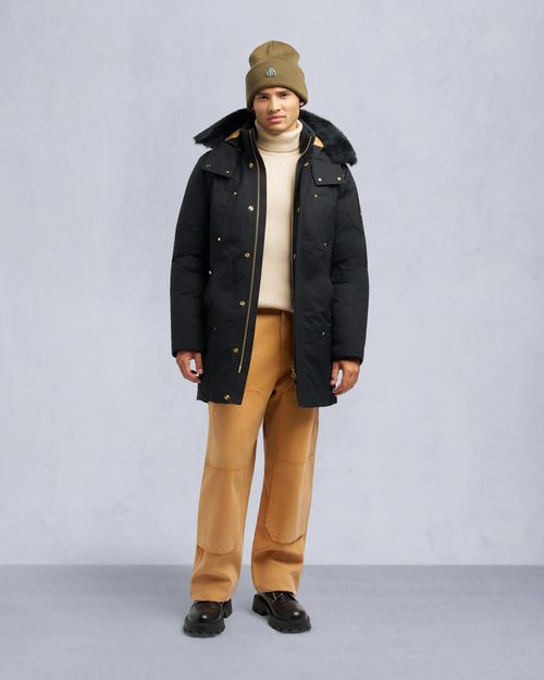 Moose Knuckles - Men's Gold Series Original Stirling Down Parka - Color: Black