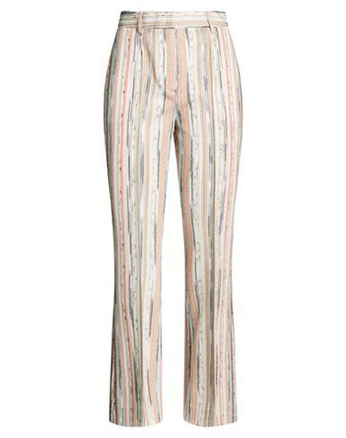Woman Pants Sage green Size 2 Viscose, Metallic fiber