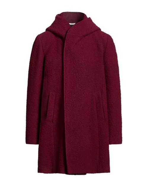 Man Coat Burgundy Size 40 Wool