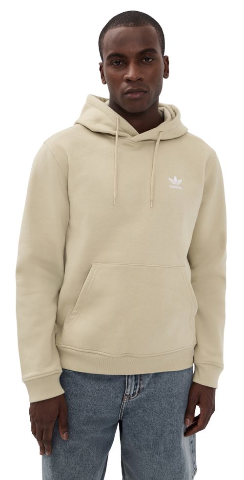 Trefoil Essentials Hoodie Stone Khaki