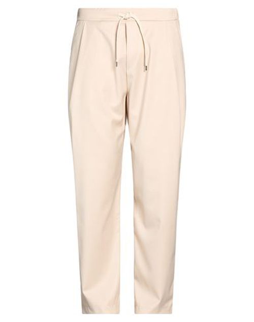 Man Pants Beige Size L Polyester, Modal, Viscose, Elastane