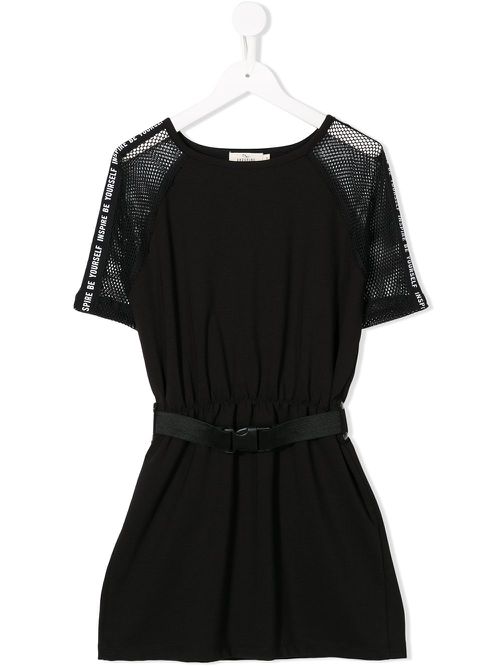 Belted dress - Black