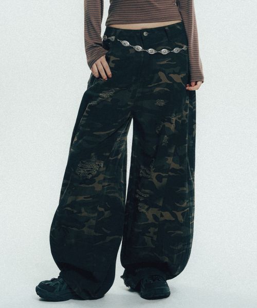 Camo Detroit Washing Pants