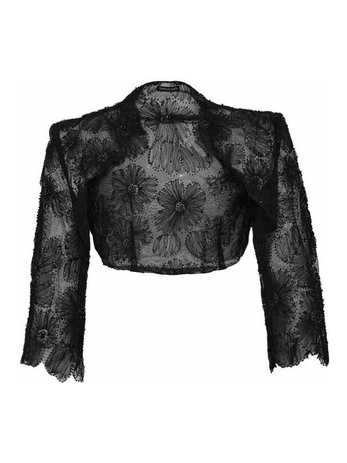 Embroidered Lace Bolero