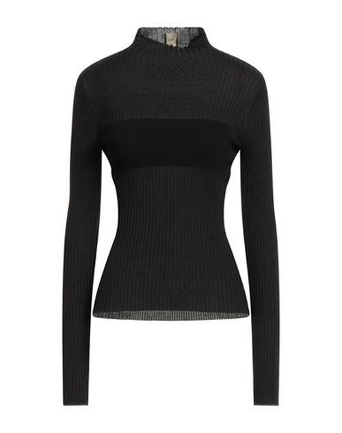 Woman Turtleneck Black Size S Acrylic, Wool