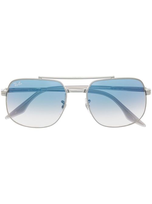 Oversized sunglasses - Silver