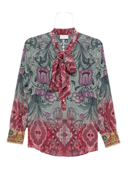 Printed Silk Shirt