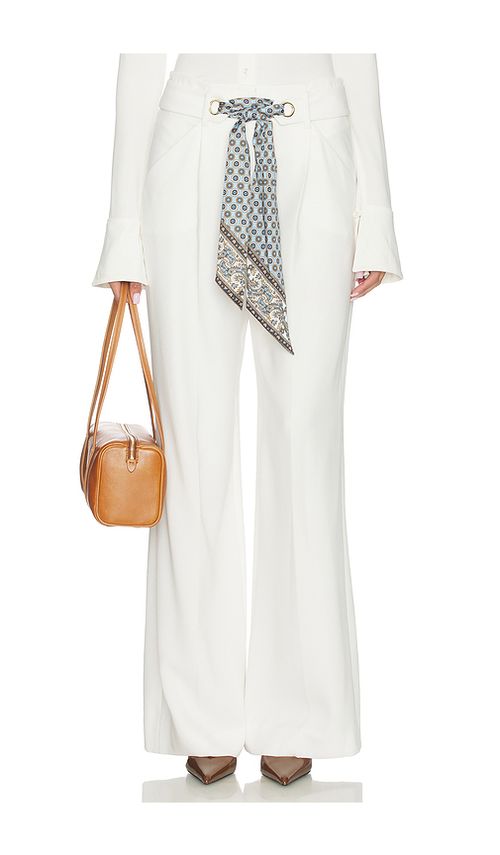 Veronica Beard Tai Pant in White. 0. Also