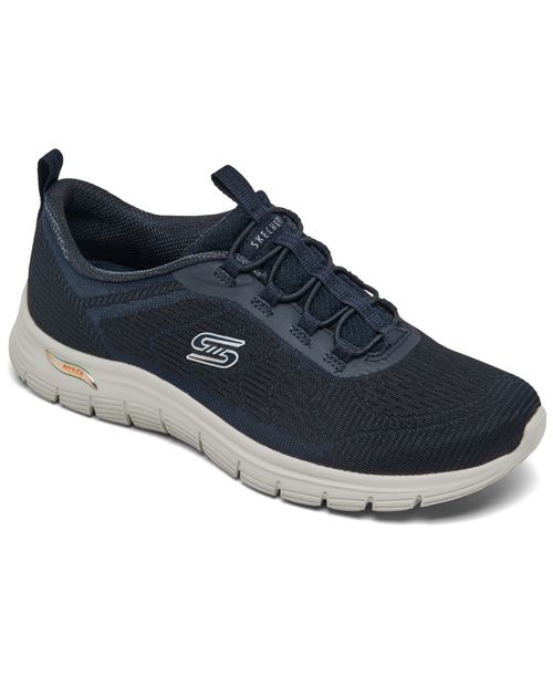 Women's Arch Fit Vista - Gleaming Walking Sneakers from Finish Line - Navy