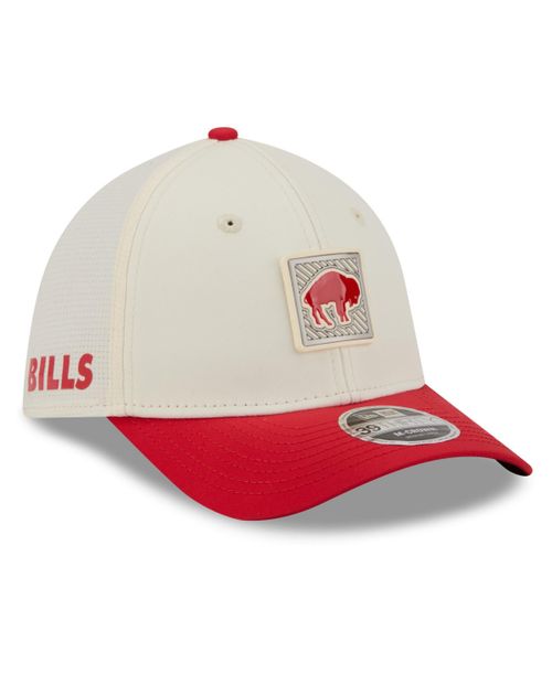 Men's Cream/Red Buffalo Bills 2026 Nfl Training Camp 39THIRTY Flex Hat - Cream, Red