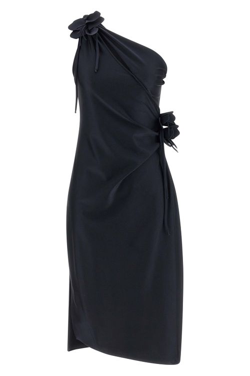 'Asymmetric Mini Flower' Dress