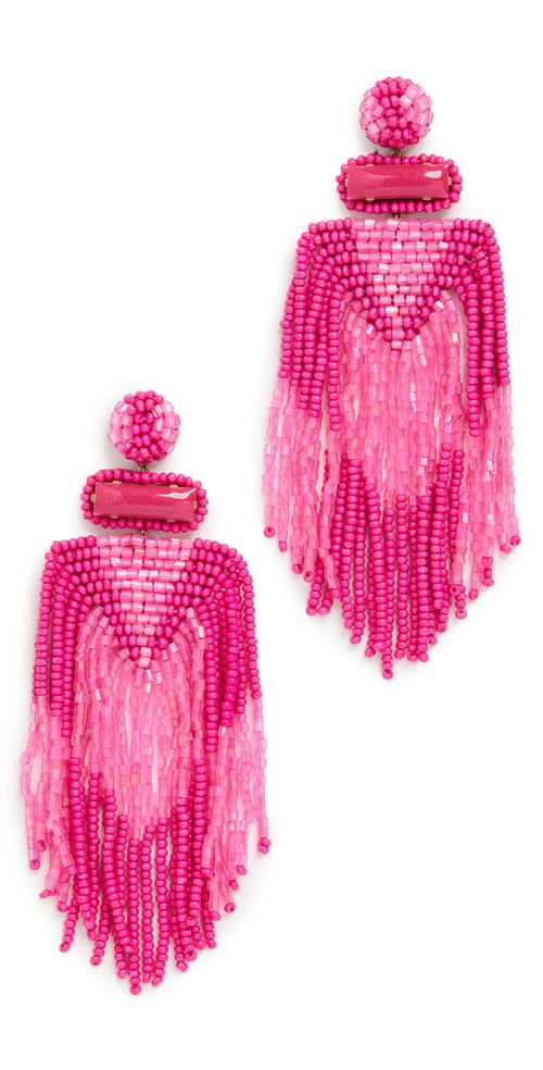 Deepa by Jody Earrings Hot Pink One Size