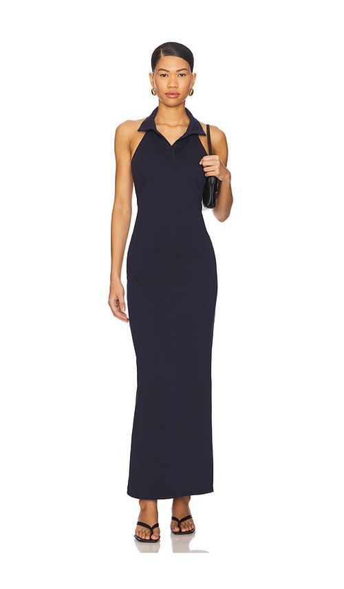 Lovers and Friends Deb Polo Maxi Dress in Navy. XS. Also in