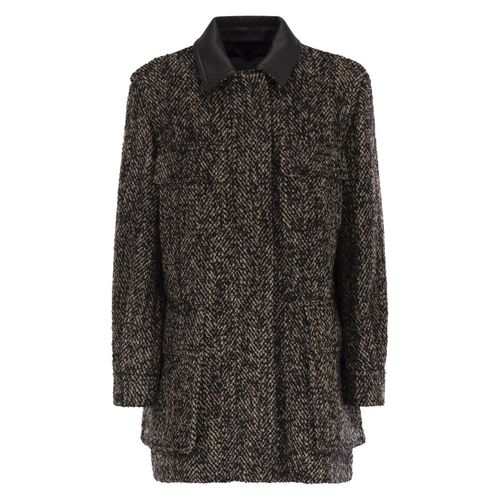 Elegant Wool Blend Jacket for Fall