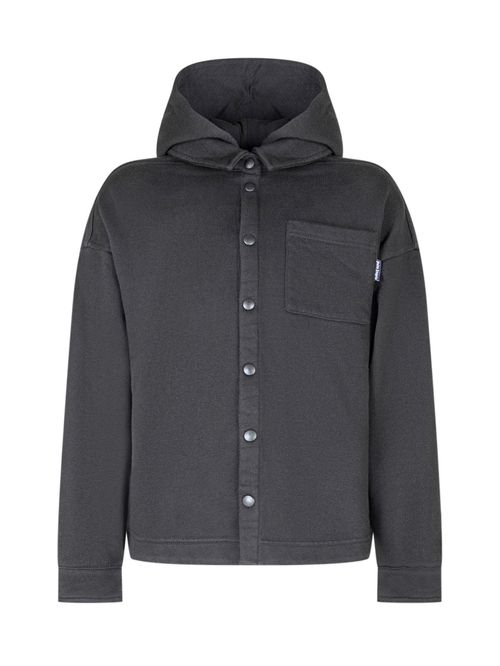 Kids Black Solid Hoodie