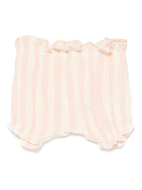 Striped shorts - Yellow